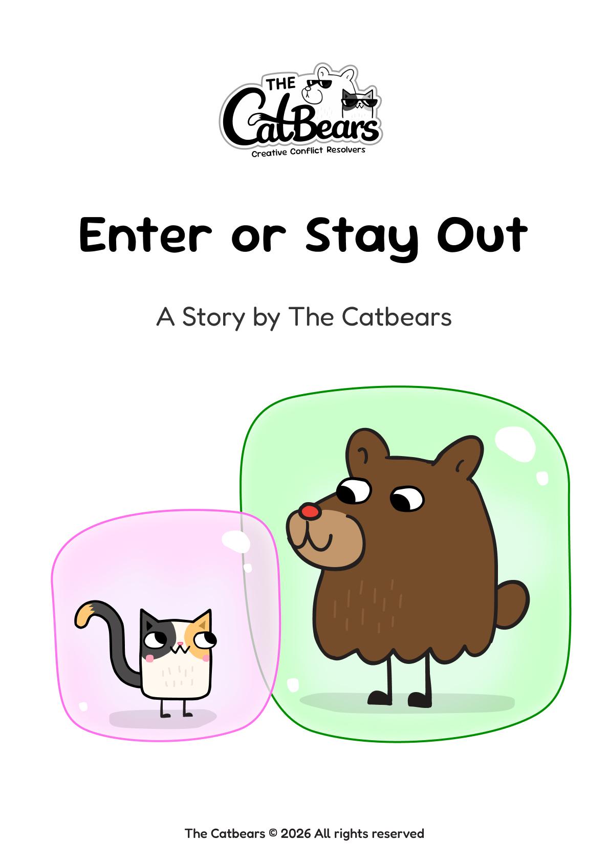 Personal space social story PDF free printable - child learning body language signs for boundaries