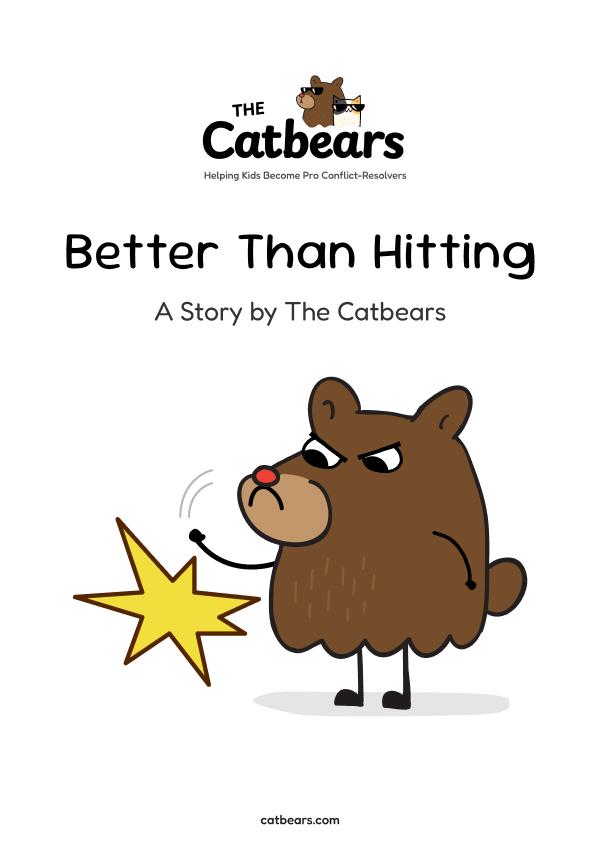 No hitting social story PDF free printable for kids