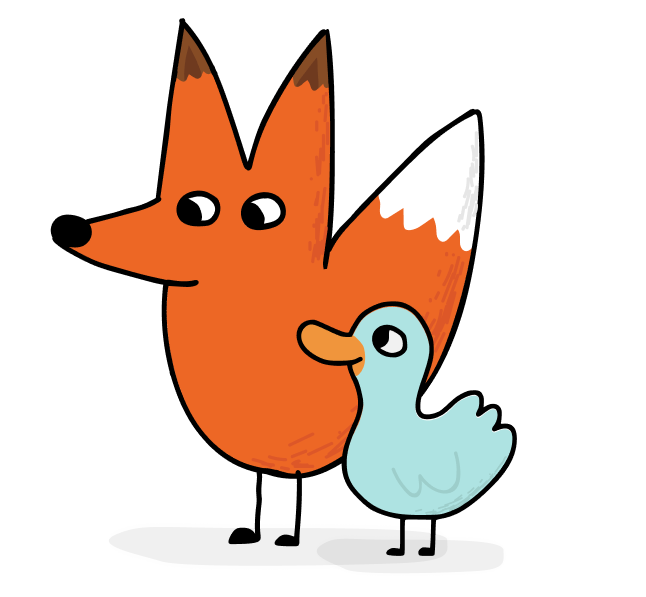 The Catbears - fox-and-duck